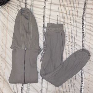 Abercrombie & Fitch 2 piece tracksuit XS grey